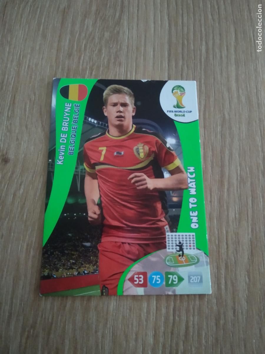 Cromos de F&uacute;tbol: DE BRUYNE BELGICA CROMO FUTBOL PANINI ADRENALYN MUNDIAL 2014 WORLD CUP COPA DEL MUNDO