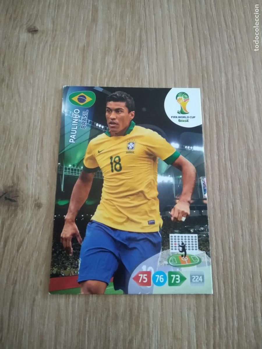 Cromos de F&uacute;tbol: PAULINHO BRASIL CROMO FUTBOL PANINI ADRENALYN MUNDIAL 2014 WORLD CUP COPA DEL MUNDO