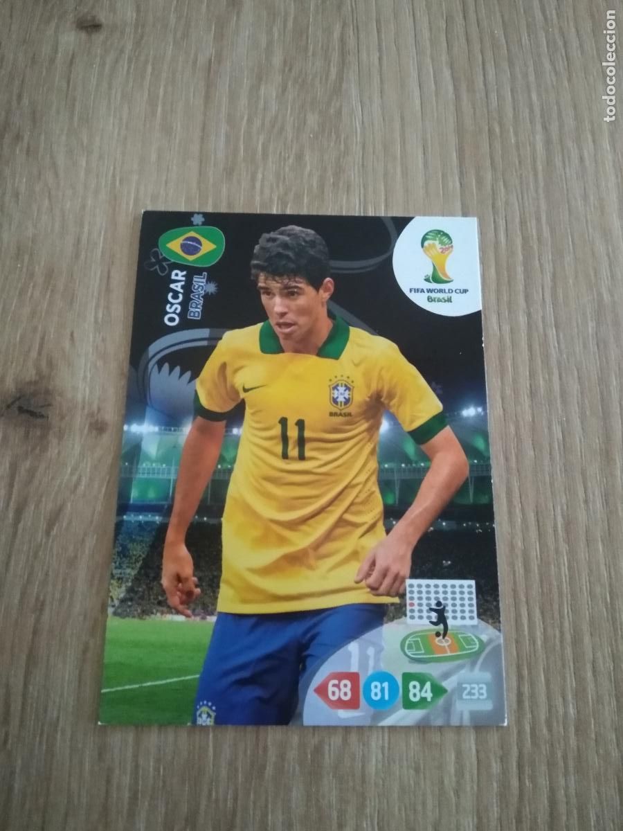 Cromos de F&uacute;tbol: OSCAR BRASIL CROMO FUTBOL PANINI ADRENALYN MUNDIAL 2014 WORLD CUP COPA DEL MUNDO