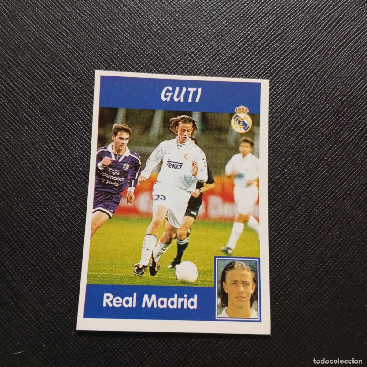 Cromos de F&uacute;tbol: 12A 12 GUTI REAL MADRID PANINI 1997 1998 CROMO FUTBOL 97 98 - SIN PEGAR - A165 PG37