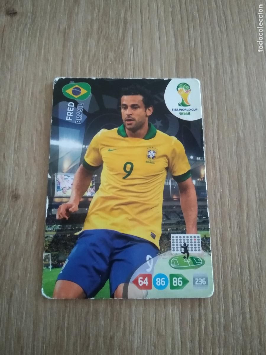 Cromos de F&uacute;tbol: FRED BRASIL CROMO FUTBOL PANINI ADRENALYN MUNDIAL 2014 WORLD CUP COPA DEL MUNDO