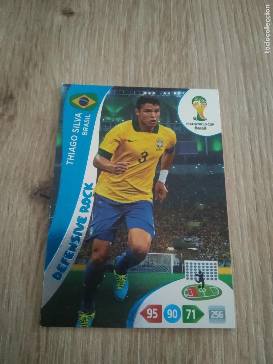 Figurine di Calcio: THIAGO SILVA BRASIL CROMO FUTBOL PANINI ADRENALYN MUNDIAL 2014 WORLD CUP COPA DEL MUNDO