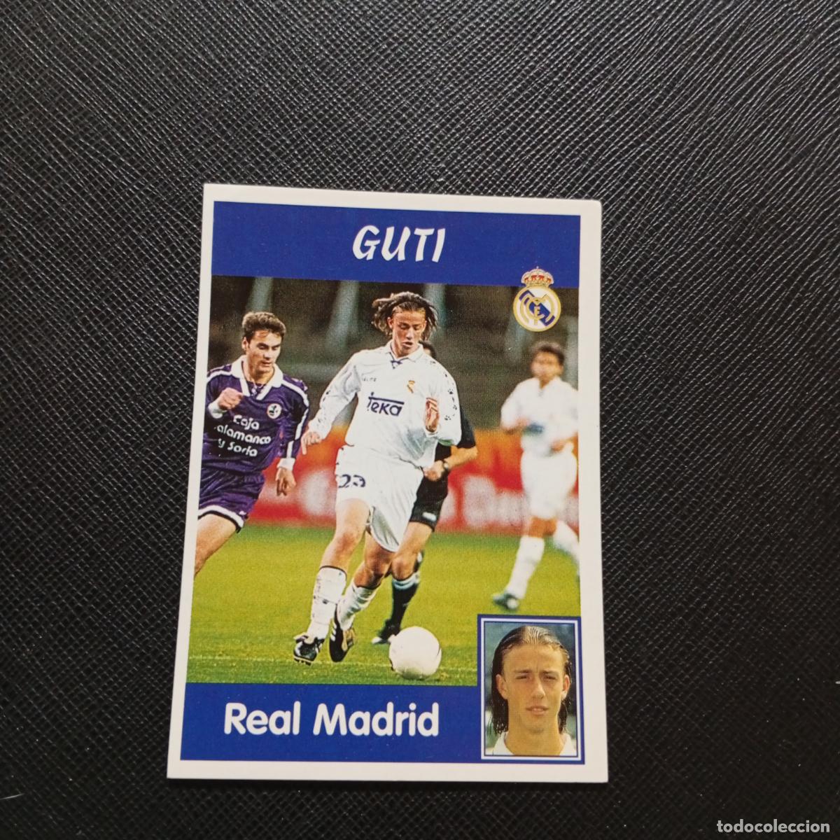 Figurine di Calcio: 12A 12 GUTI REAL MADRID PANINI 1997 1998 CROMO FUTBOL 97 98 - SIN PEGAR - A165 PG46