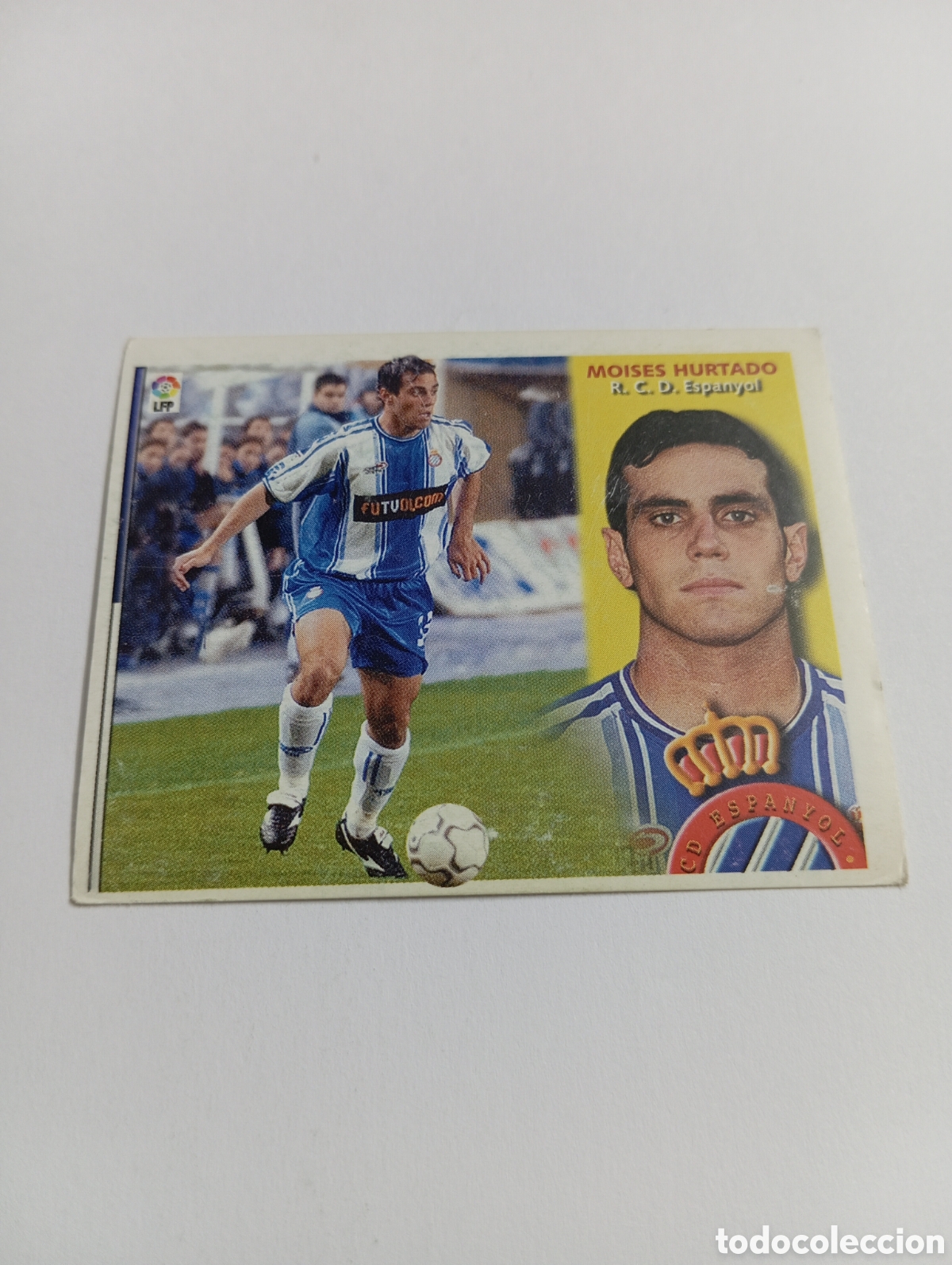 Cromos de F&uacute;tbol: MOIS&Eacute;S HURTADO Espanyol Espa&ntilde;ol LIGA ESTE 2002 2003 PANINI 02 03