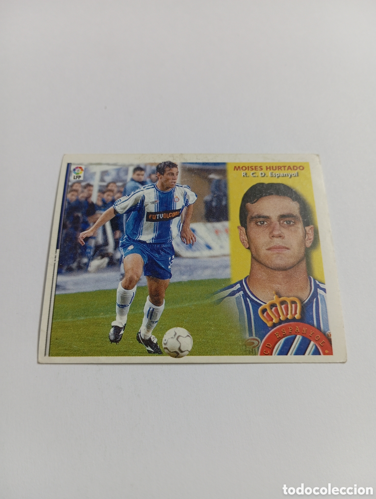Cromos de F&uacute;tbol: MOIS&Eacute;S HURTADO Espanyol Espa&ntilde;ol LIGA ESTE 2002 2003 PANINI 02 03