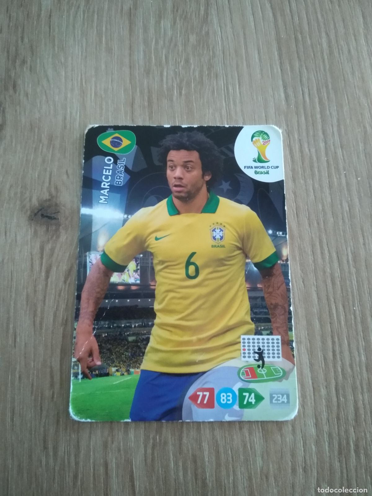 Cromos de F&uacute;tbol: MARCELO BRASIL CROMO FUTBOL PANINI ADRENALYN MUNDIAL 2014 WORLD CUP COPA DEL MUNDO