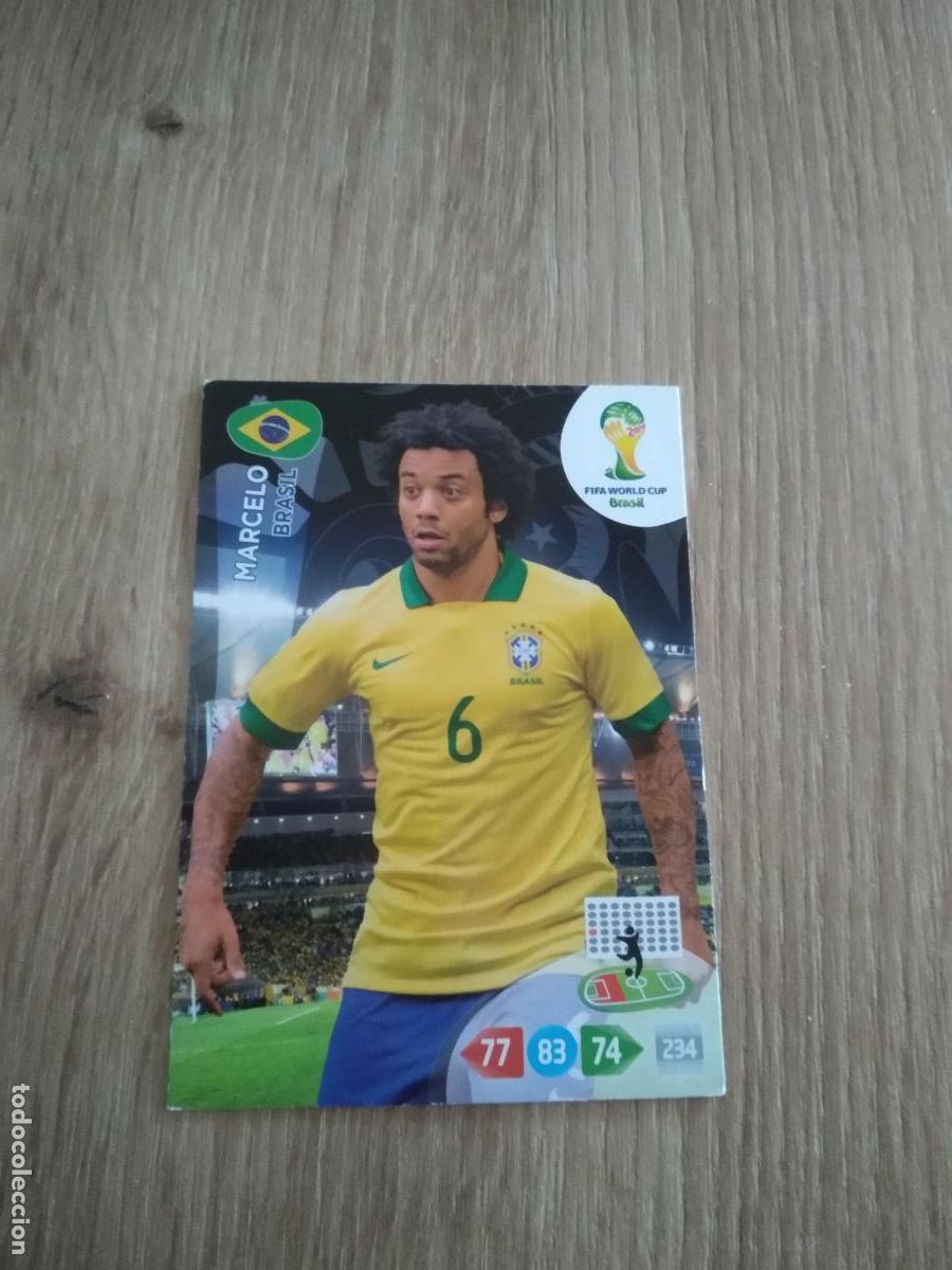 Cromos de F&uacute;tbol: MARCELO BRASIL CROMO FUTBOL PANINI ADRENALYN MUNDIAL 2014 WORLD CUP COPA DEL MUNDO