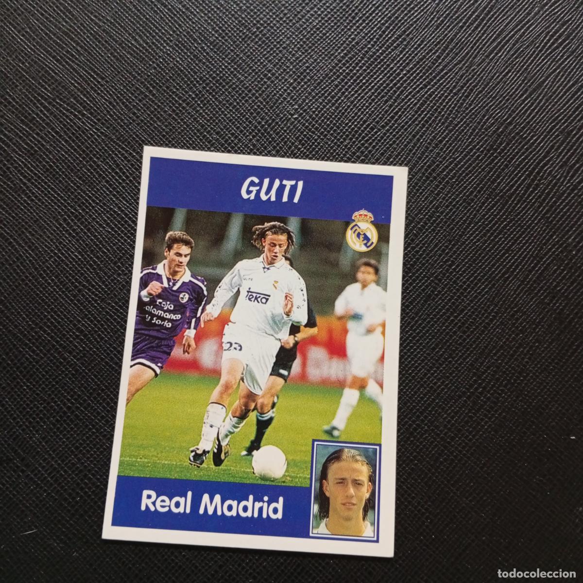 Cromos de F&uacute;tbol: 12A 12 GUTI REAL MADRID PANINI 1997 1998 CROMO FUTBOL 97 98 - SIN PEGAR - A165 PG55