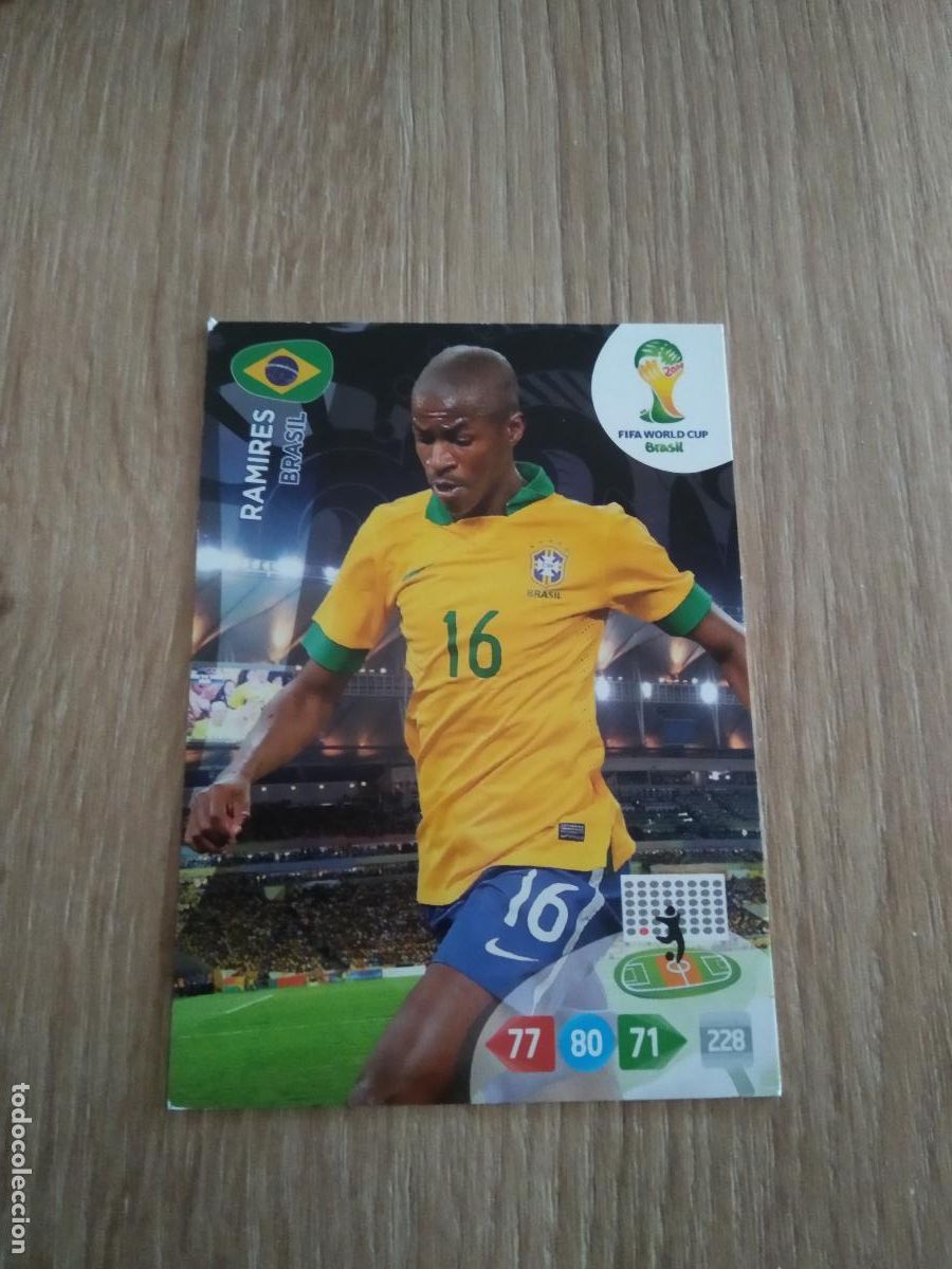 Cromos de F&uacute;tbol: RAMIRES BRASIL CROMO FUTBOL PANINI ADRENALYN MUNDIAL 2014 WORLD CUP COPA DEL MUNDO
