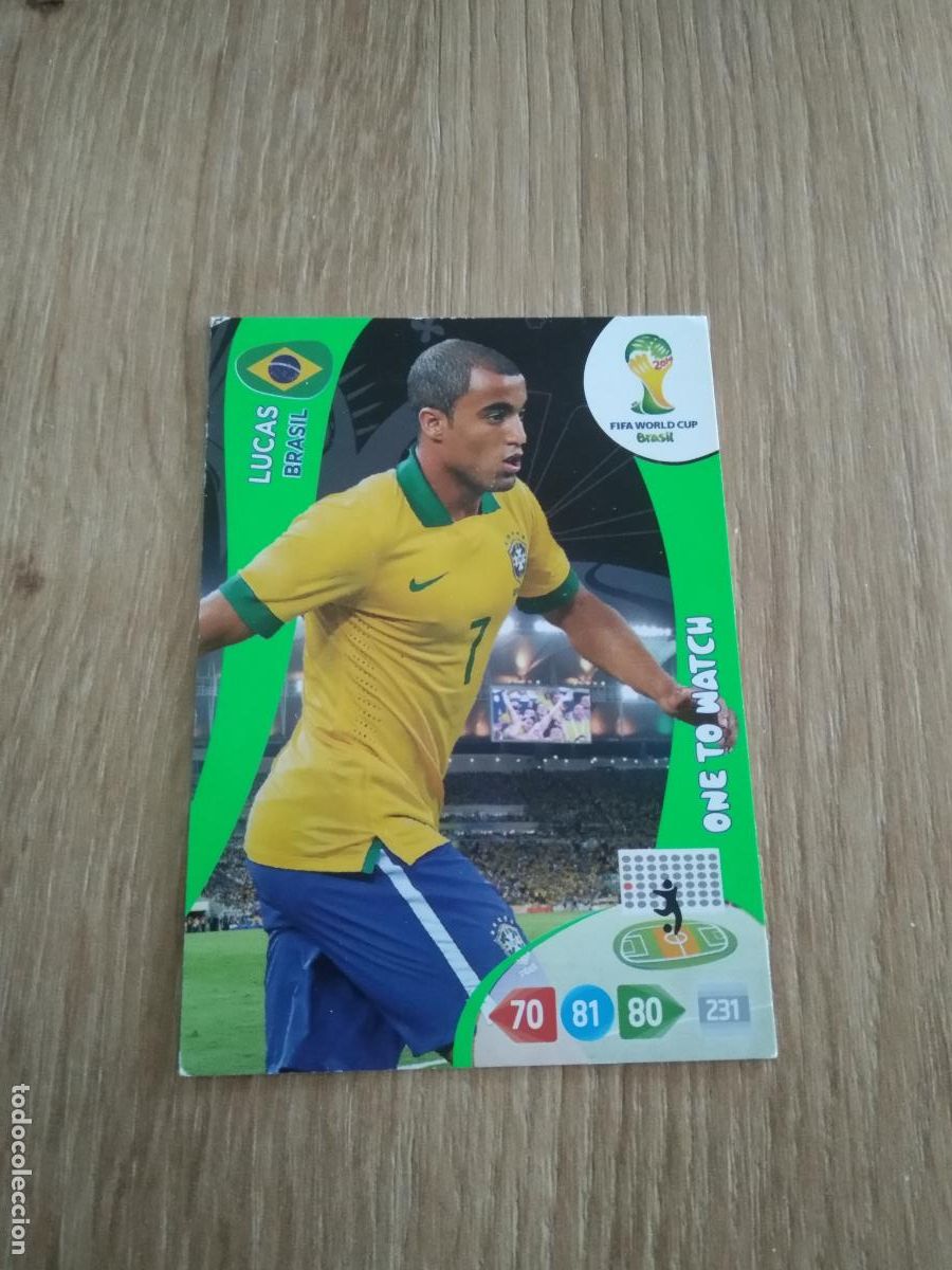 Cromos de F&uacute;tbol: LUCAS MOURA BRASIL CROMO FUTBOL PANINI ADRENALYN MUNDIAL 2014 WORLD CUP COPA DEL MUNDO