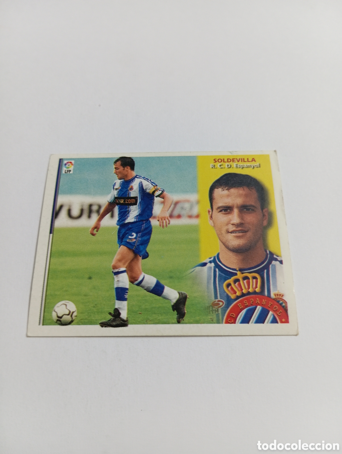Cromos de F&uacute;tbol: SOLDEVILLA Espanyol Espa&ntilde;ol LIGA ESTE 2002 2003 PANINI 02 03