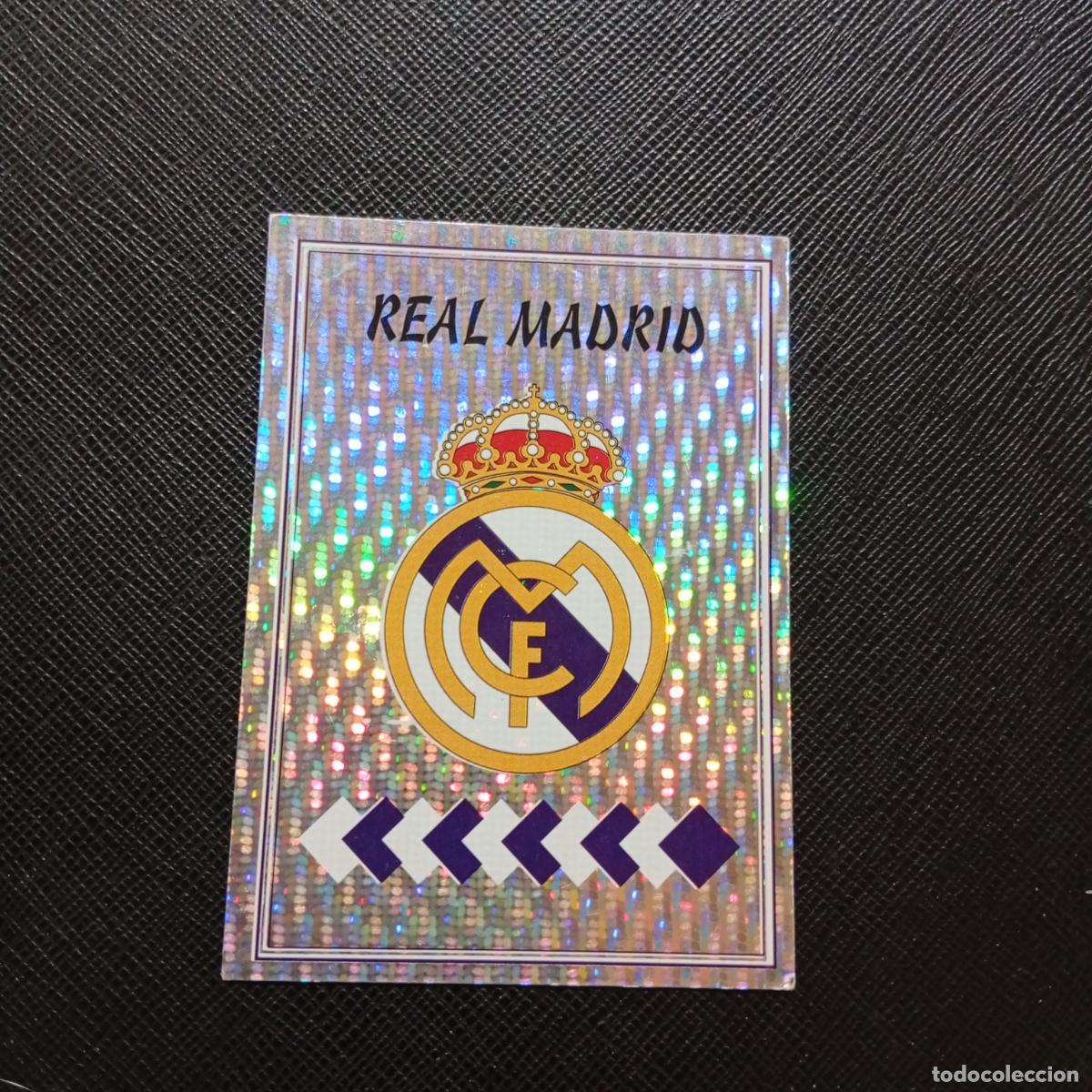 Cromos de F&uacute;tbol: A ESCUDO REAL MADRID PANINI 1997 1998 CROMO FUTBOL 97 98 - SIN PEGAR - A165 PG73