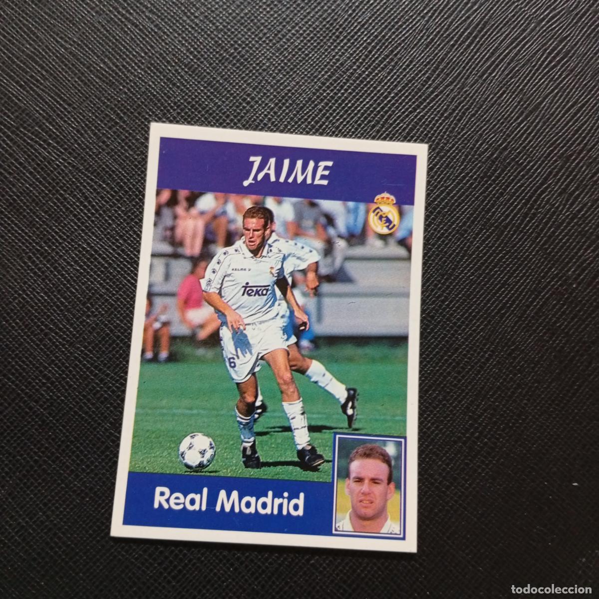 Cromos de F&uacute;tbol: 9 JAIME REAL MADRID PANINI 1997 1998 CROMO FUTBOL 97 98 - SIN PEGAR - A165 PG73