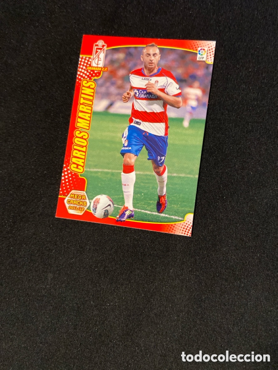 Football Stickers: CARLOS MARTINS 475 NUEVO FICHAJE (GRANADA) PANINI MEGACRACKS 2011-2012 11 12 CROMO CARTA M-5