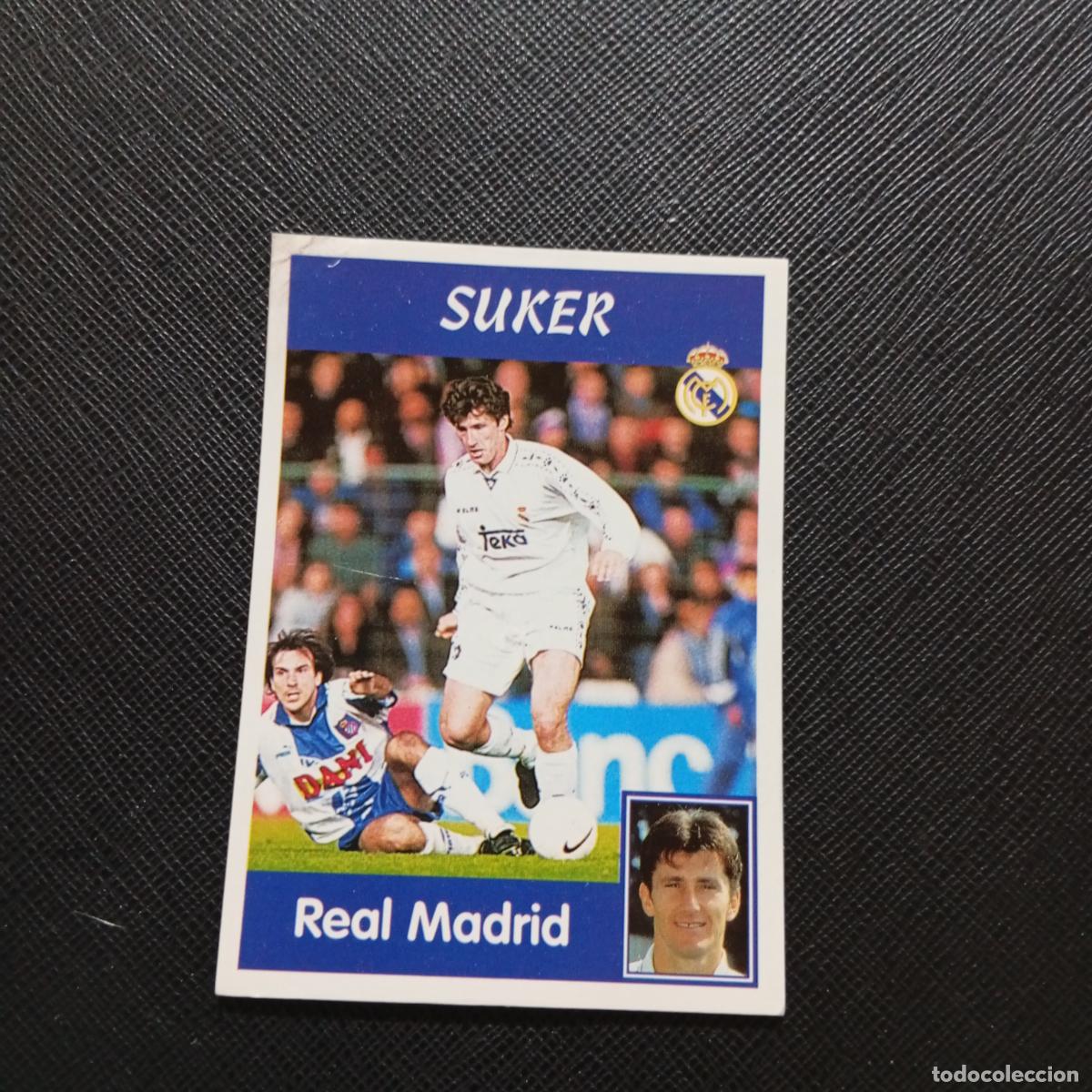 Football Stickers: 15 SUKER REAL MADRID PANINI 1997 1998 CROMO FUTBOL 97 98 - SIN PEGAR - A165 PG100