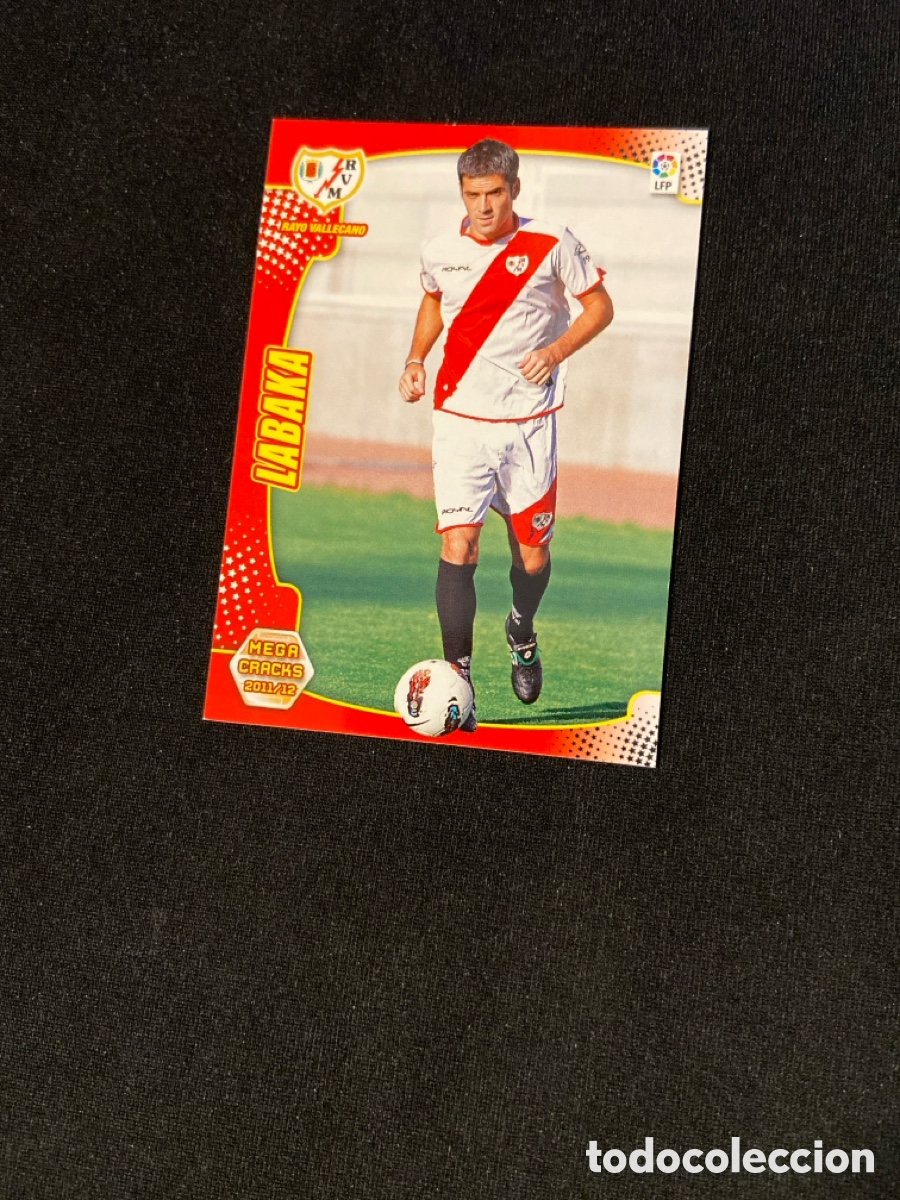 Football Stickers: LABAKA 476 NUEVO FICHAJE (RAYO VALLECANO) PANINI MEGACRACKS 2011-2012 11 12 CROMO CARTA M-5