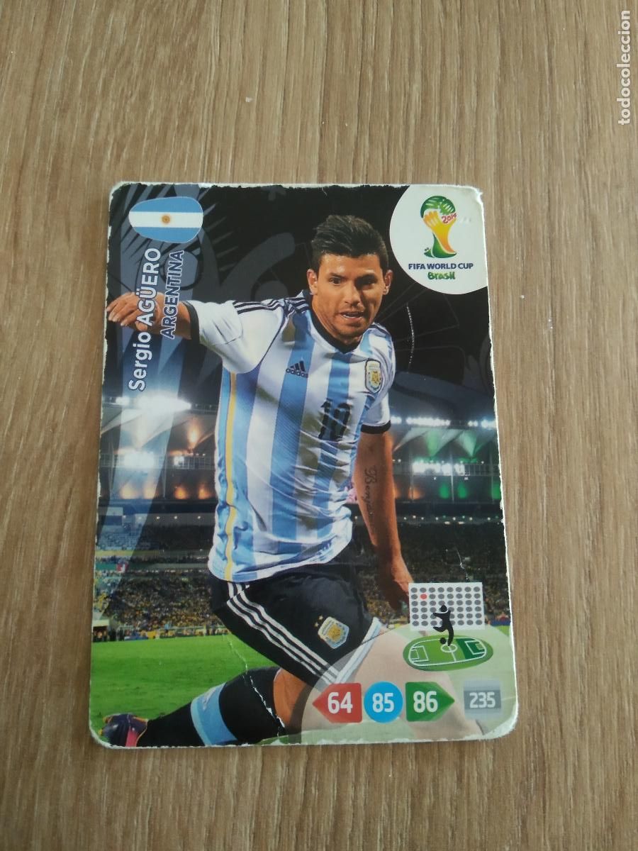 Cromos de F&uacute;tbol: AG&Uuml;ERO ARGENTINA CROMO FUTBOL PANINI ADRENALYN MUNDIAL 2014 WORLD CUP COPA DEL MUNDO