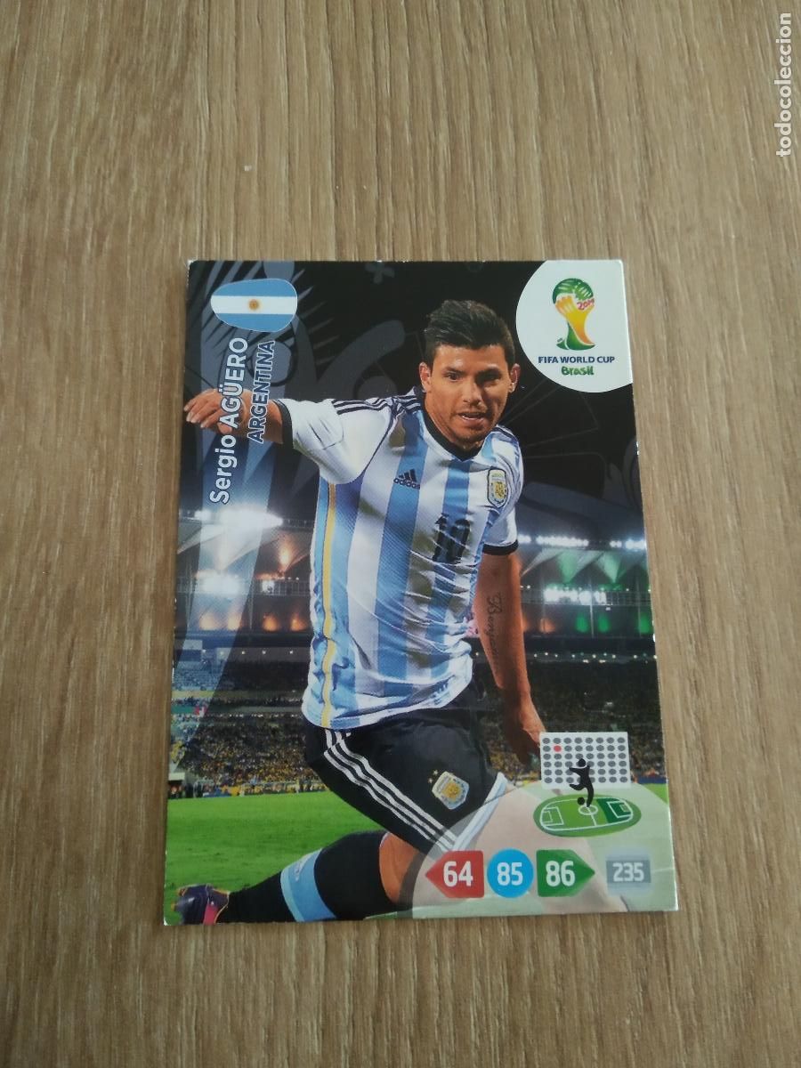 Cromos de F&uacute;tbol: AG&Uuml;ERO ARGENTINA CROMO FUTBOL PANINI ADRENALYN MUNDIAL 2014 WORLD CUP COPA DEL MUNDO