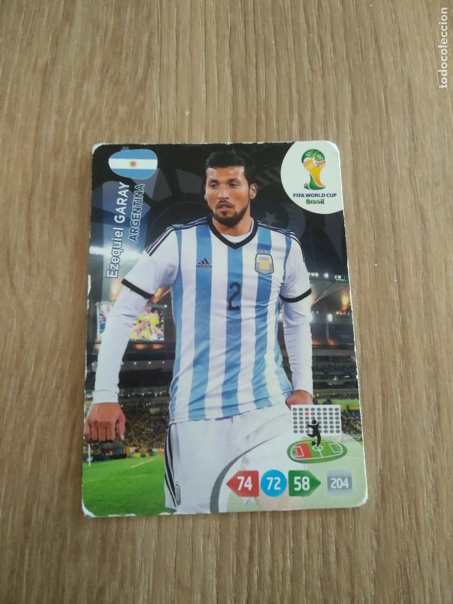 Cromos de F&uacute;tbol: GARAY ARGENTINA CROMO FUTBOL PANINI ADRENALYN MUNDIAL 2014 WORLD CUP COPA DEL MUNDO