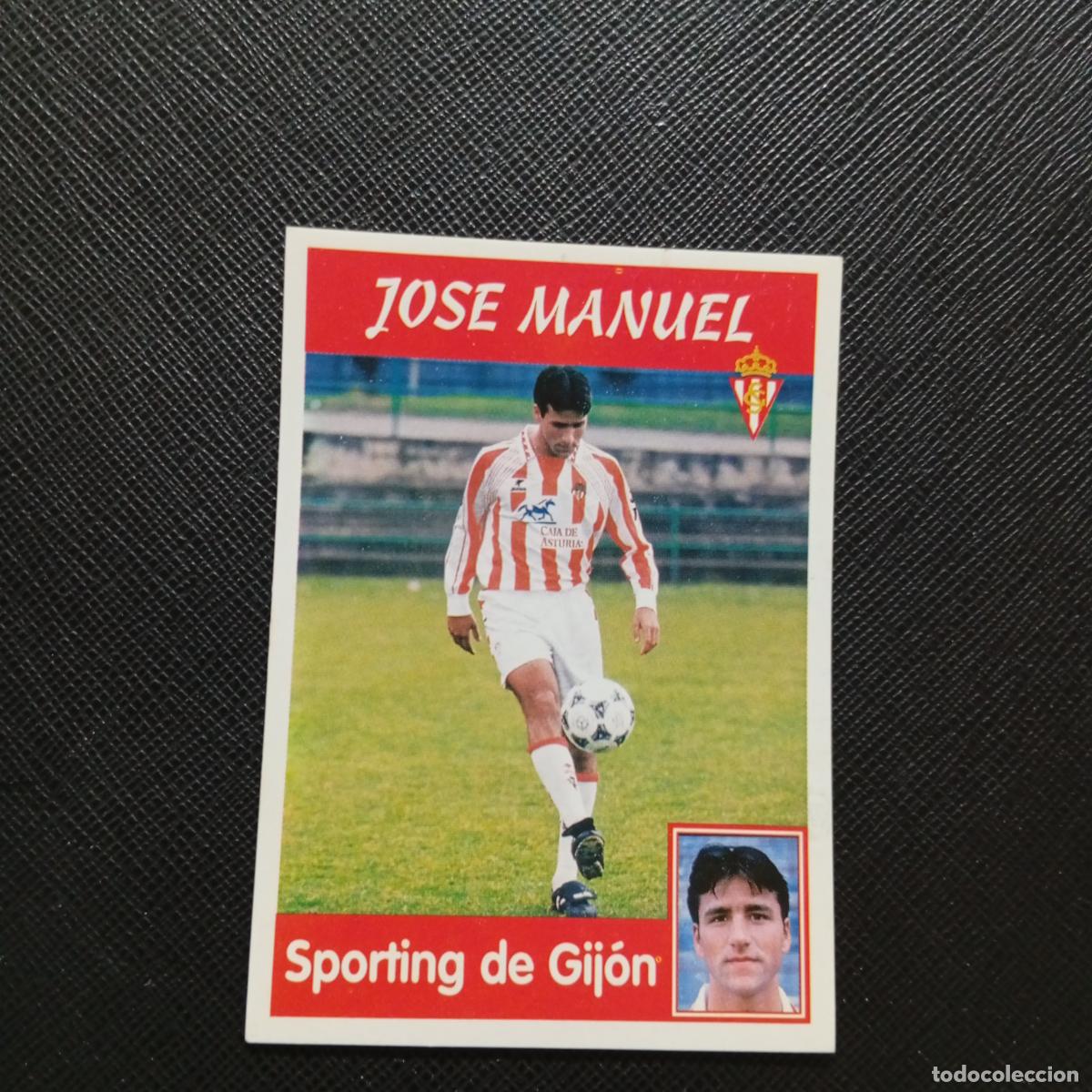 Cromos de F&uacute;tbol: 231 JOSE MANUEL SPORTING GIJON PANINI 1997 1998 CROMO FUTBOL 97 98 - SIN PEGAR - A165 PG82