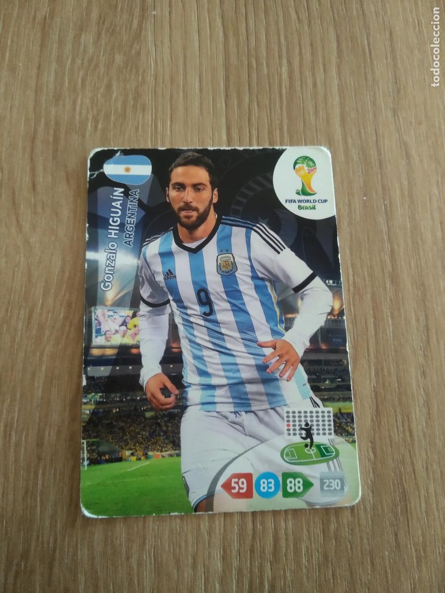 Cromos de F&uacute;tbol: HIGUAIN ARGENTINA CROMO FUTBOL PANINI ADRENALYN MUNDIAL 2014 WORLD CUP COPA DEL MUNDO