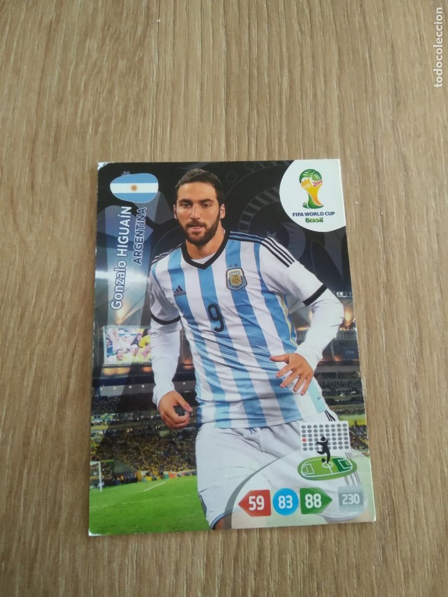 Cromos de F&uacute;tbol: HIGUAIN ARGENTINA CROMO FUTBOL PANINI ADRENALYN MUNDIAL 2014 WORLD CUP COPA DEL MUNDO