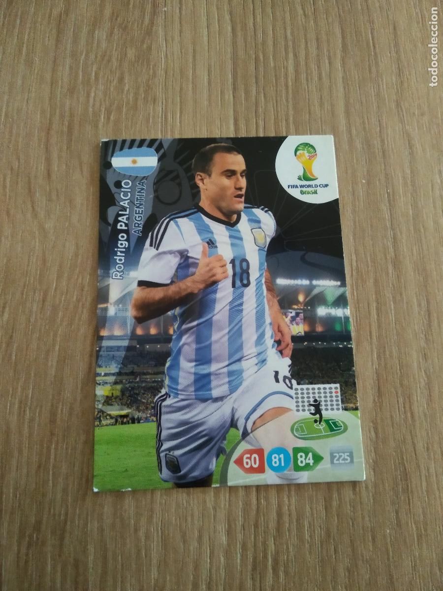 Cromos de F&uacute;tbol: RODRIGO PALACIO ARGENTINA CROMO FUTBOL PANINI ADRENALYN MUNDIAL 2014 WORLD CUP COPA DEL MUNDO