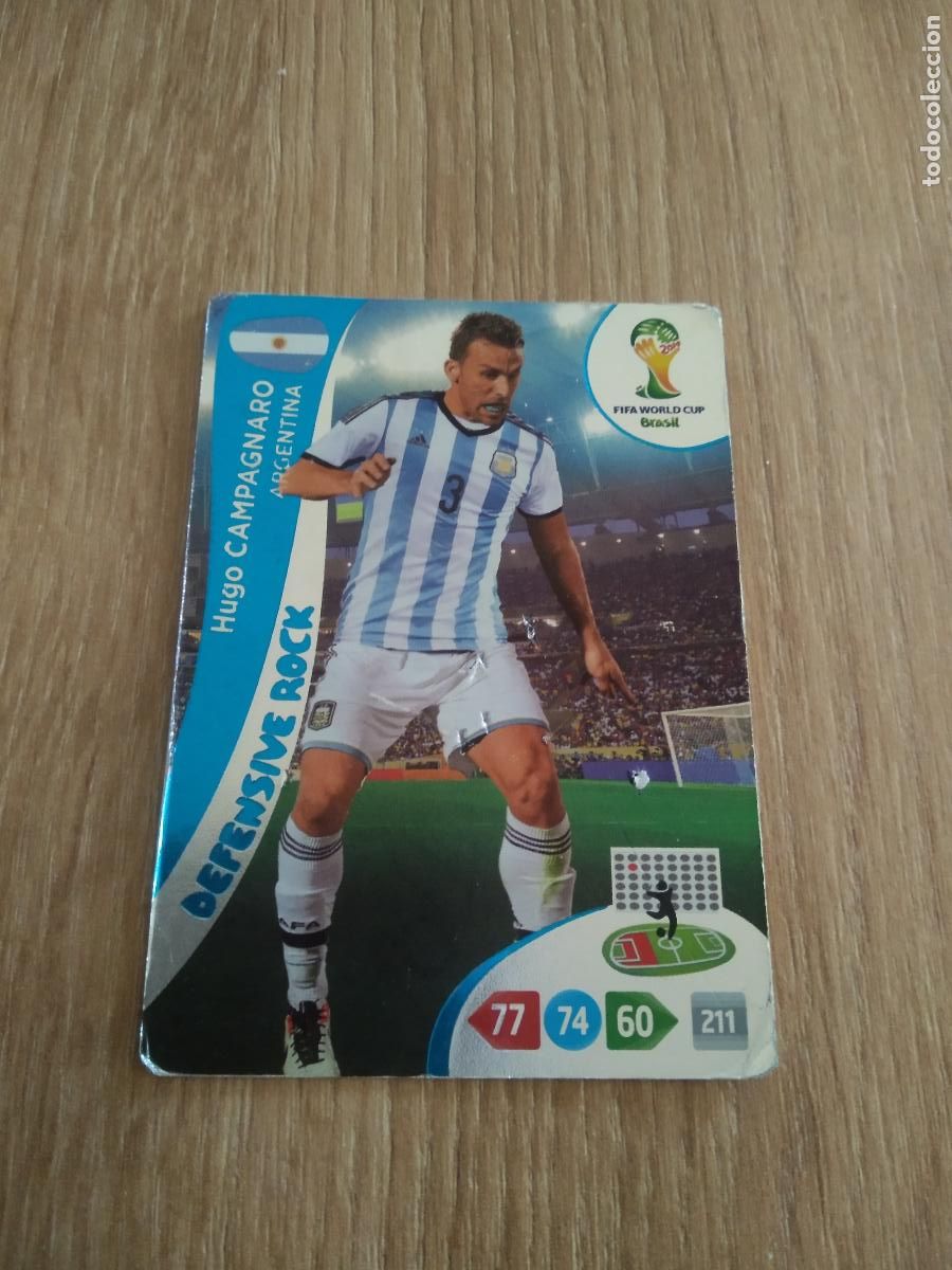 Cromos de F&uacute;tbol: HUGO CAMPAGNARO ARGENTINA CROMO FUTBOL PANINI ADRENALYN MUNDIAL 2014 WORLD CUP COPA DEL MUNDO