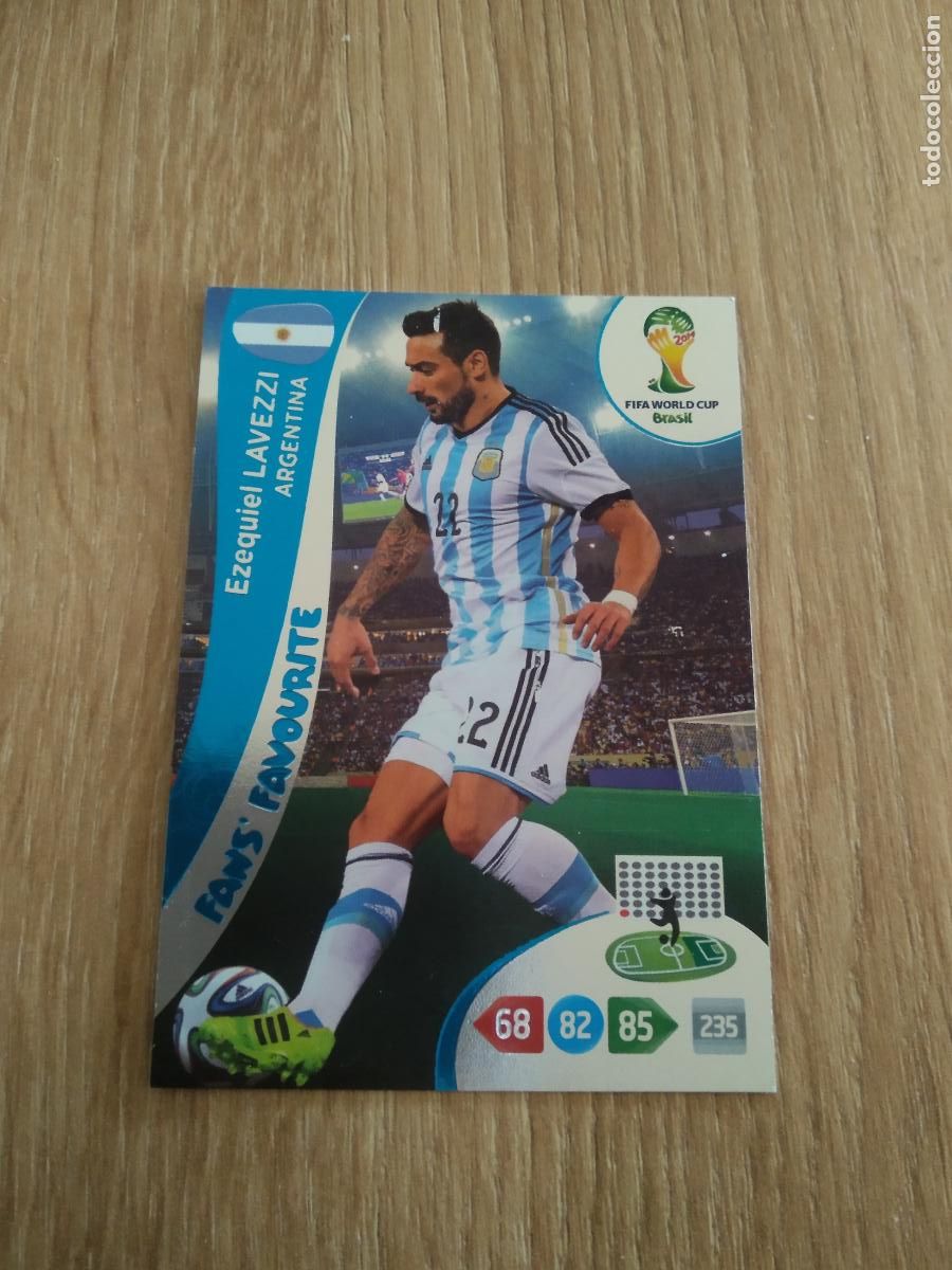 Cromos de F&uacute;tbol: LAVEZZI ARGENTINA CROMO FUTBOL PANINI ADRENALYN MUNDIAL 2014 WORLD CUP COPA DEL MUNDO