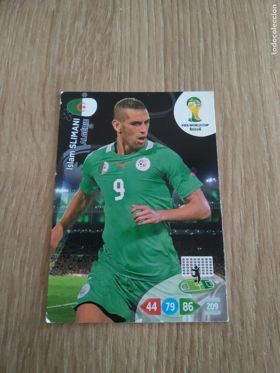Cromos de F&uacute;tbol: ISLAM SLIMANI ARGELIA CROMO FUTBOL PANINI ADRENALYN MUNDIAL 2014 WORLD CUP COPA DEL MUNDO