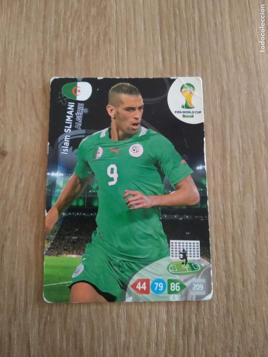 Cromos de F&uacute;tbol: ISLAM SLIMANI ARGELIA CROMO FUTBOL PANINI ADRENALYN MUNDIAL 2014 WORLD CUP COPA DEL MUNDO