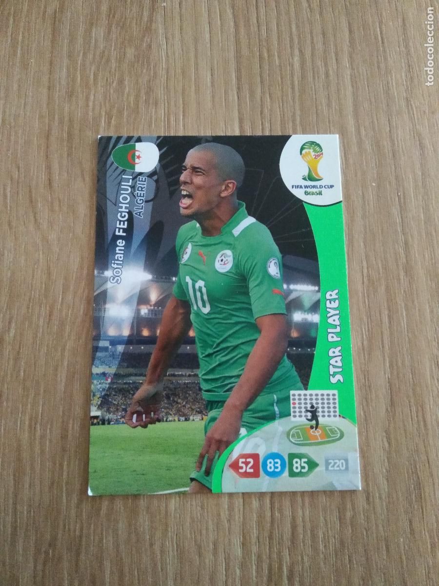 Cromos de F&uacute;tbol: FEGHOULI ARGELIA CROMO FUTBOL PANINI ADRENALYN MUNDIAL 2014 WORLD CUP COPA DEL MUNDO