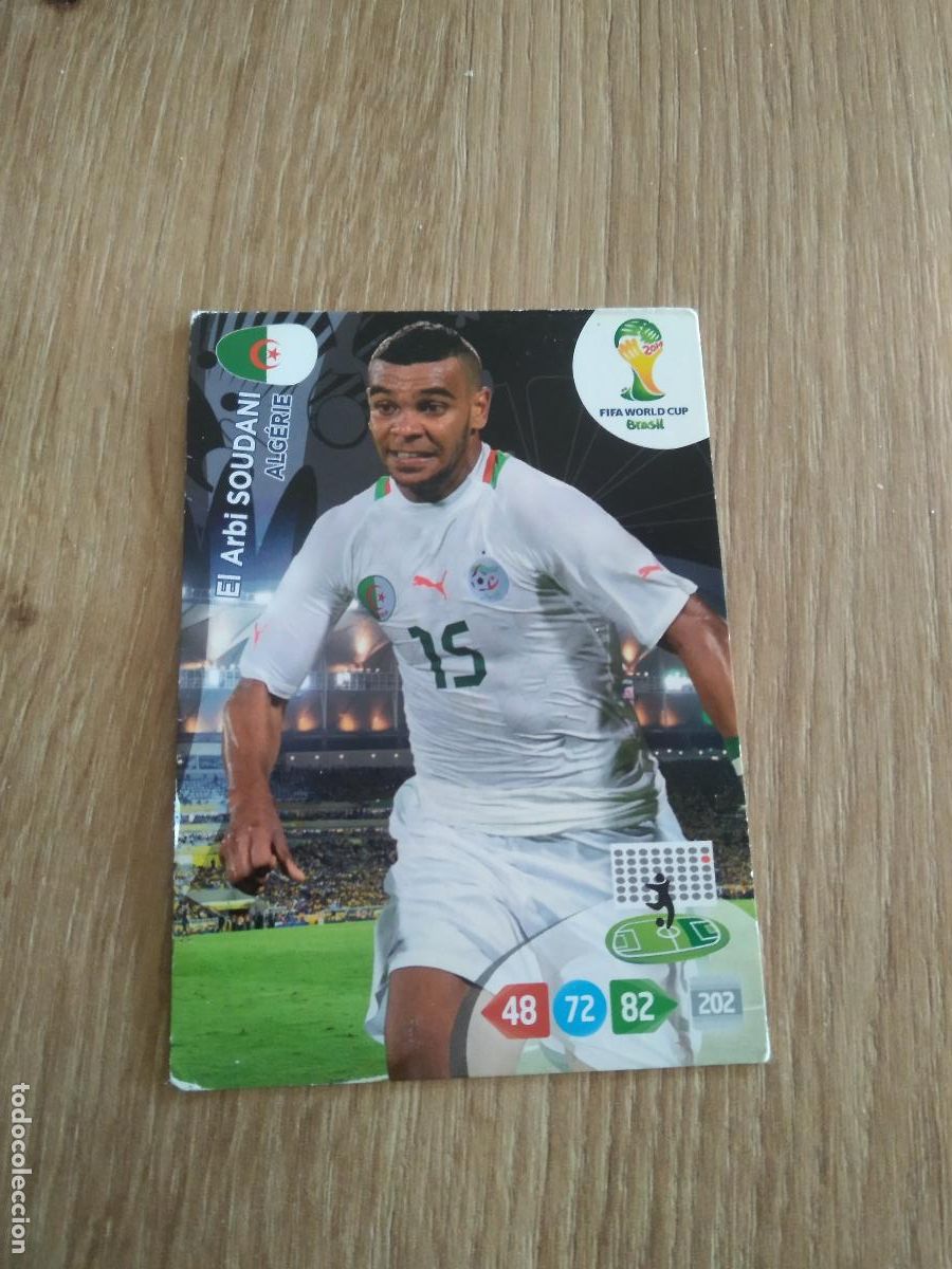 Cromos de F&uacute;tbol: EL ARBI SOUDANI ARGELIA CROMO FUTBOL PANINI ADRENALYN MUNDIAL 2014 WORLD CUP COPA DEL MUNDO