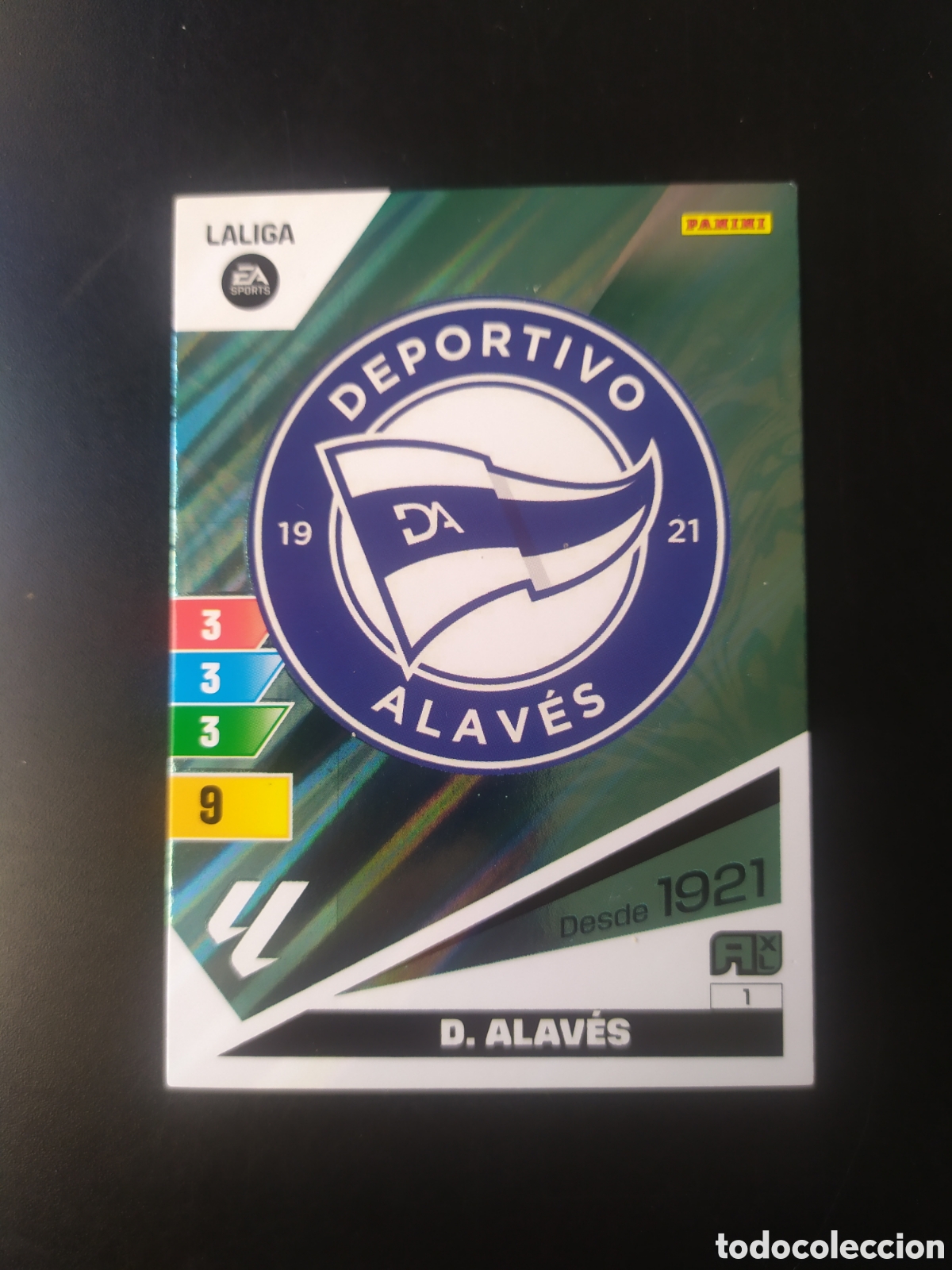 Cromos de F&uacute;tbol: Adrenalyn 2023 2024 23 24 panini escudo n&deg; 1 Alav&eacute;s