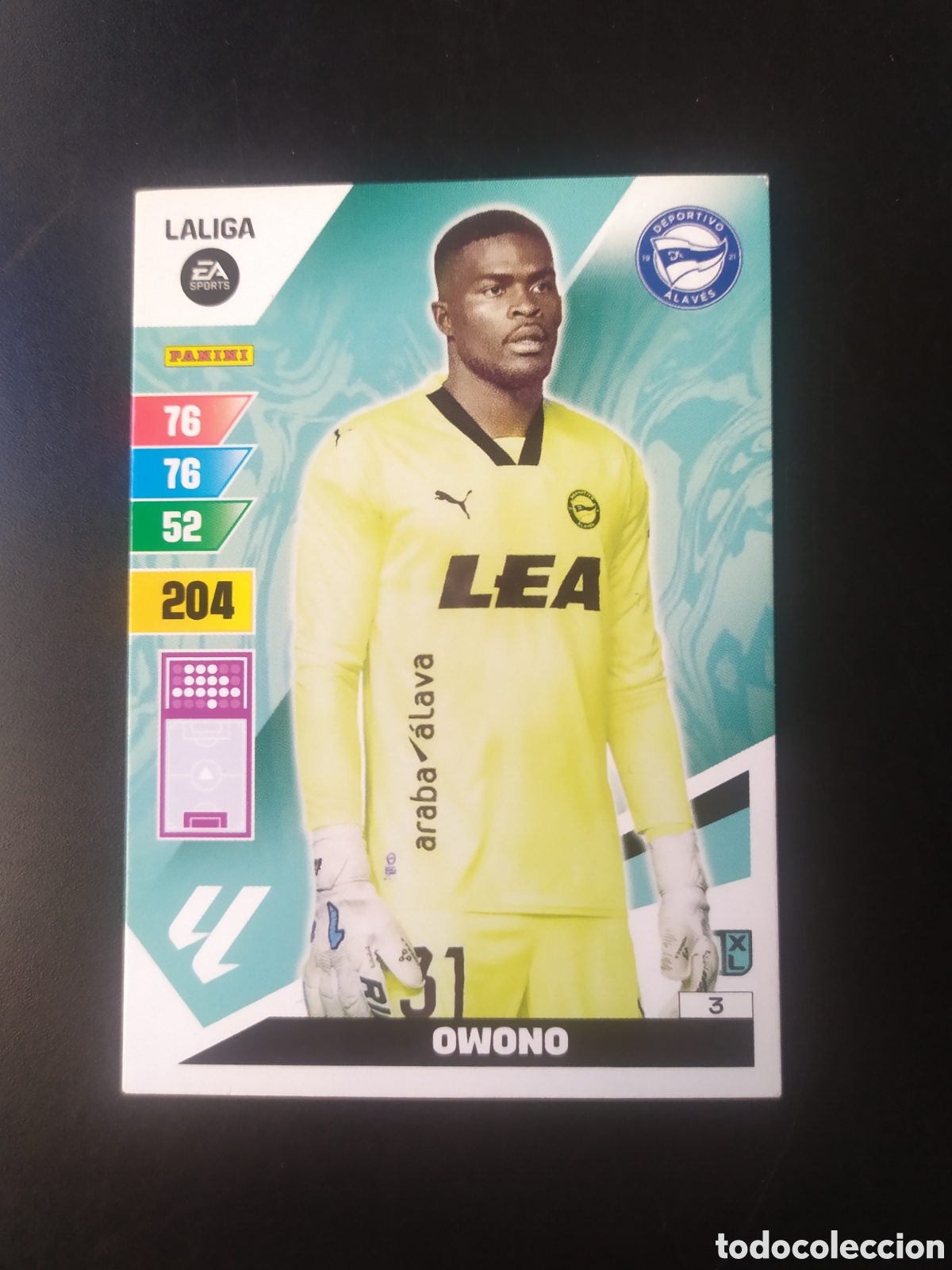 Cromos de F&uacute;tbol: Adrenalyn 2023 2024 23 24 panini Owono n&deg; 3 Alav&eacute;s