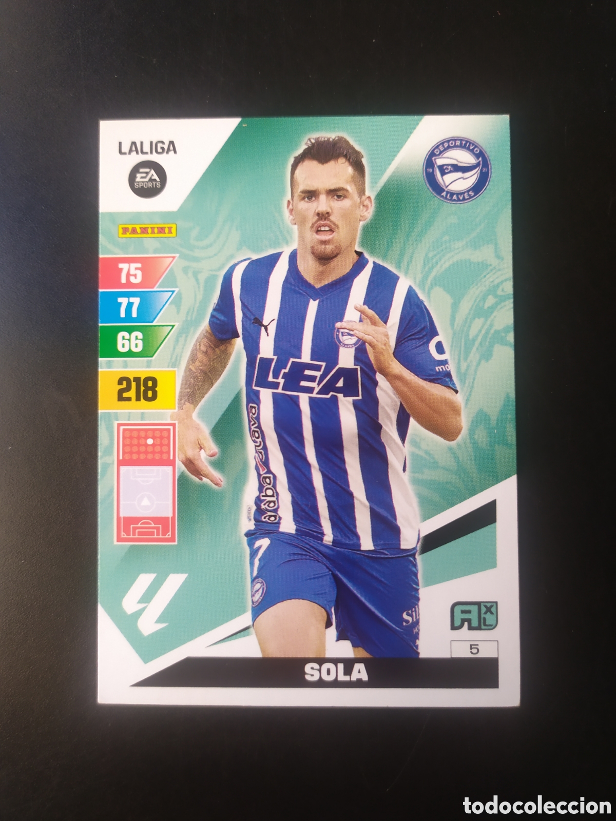 Cromos de F&uacute;tbol: Adrenalyn 2023 2024 23 24 panini Sola n&deg; 5 Alav&eacute;s