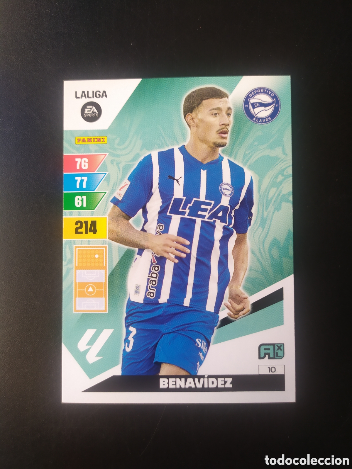 Cromos de F&uacute;tbol: Adrenalyn 2023 2024 23 24 panini Benavidez n&deg; 10 Alav&eacute;s
