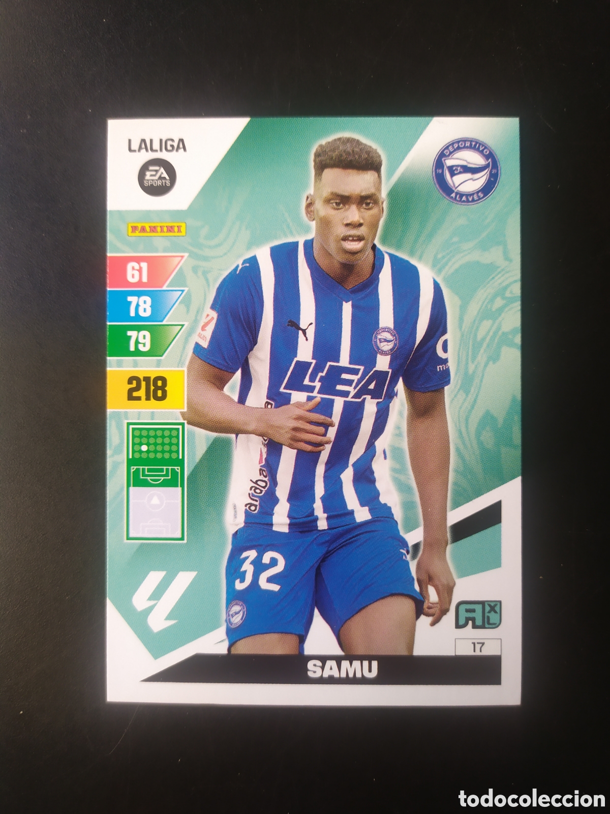 Figurine di Calcio: Adrenalyn 2023 2024 23 24 panini Samu n&deg; 17 Alav&eacute;s