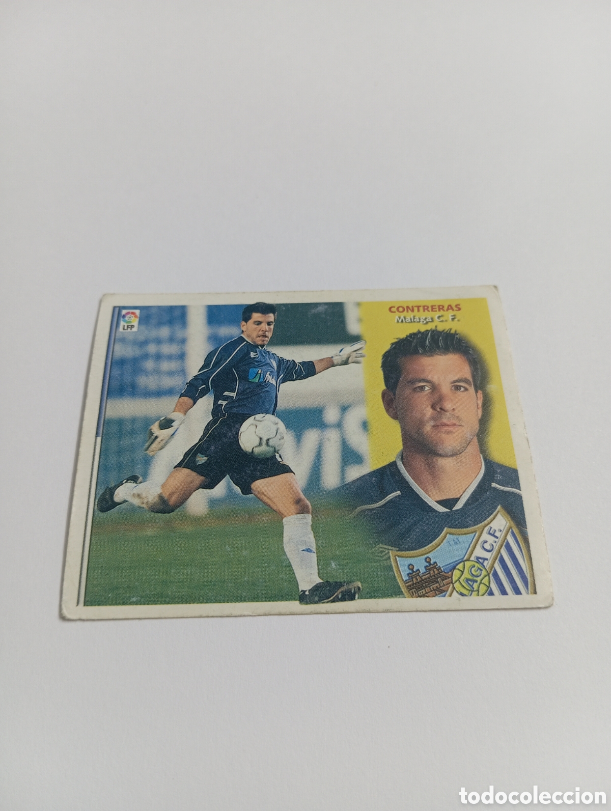 Figurine di Calcio: CONTRERAS M&aacute;laga LIGA ESTE 2002 2003 PANINI 02 03