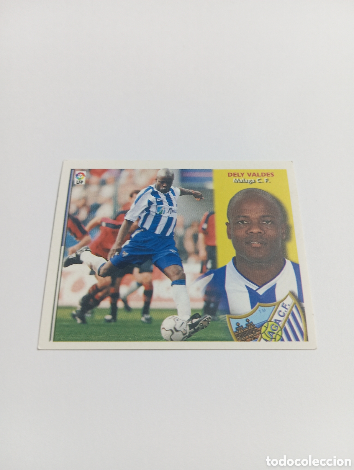 Cromos de Futebol: DELY VALDES M&aacute;laga LIGA ESTE 2002 2003 PANINI 02 03