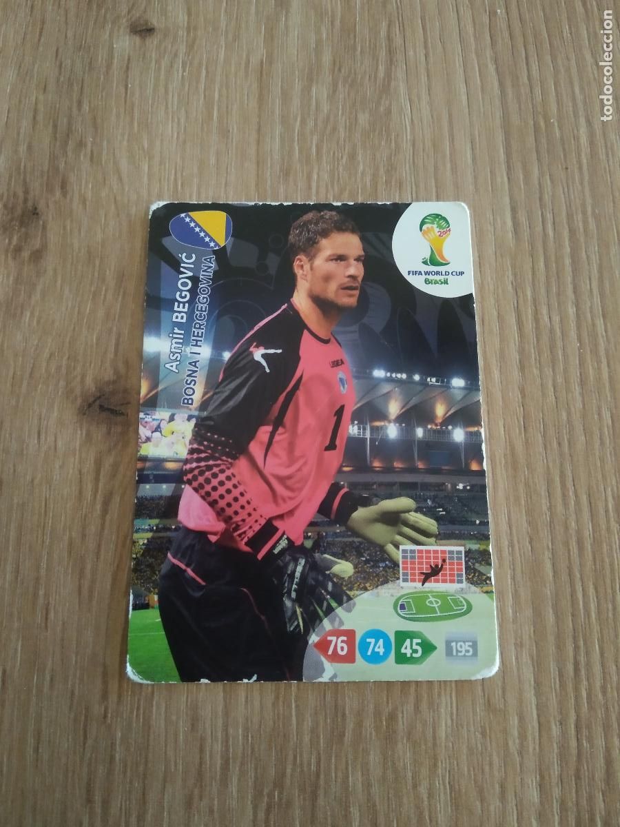 Cromos de Futebol: ASMIR BEGOVIC BOSNIA HERZEGOVINA CROMO FUTBOL PANINI ADRENALYN MUNDIAL 2014 WORLD CUP COPA DEL MUNDO