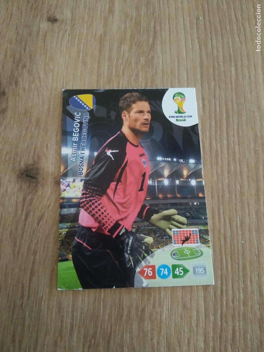 Cromos de Futebol: ASMIR BEGOVIC BOSNIA HERZEGOVINA CROMO FUTBOL PANINI ADRENALYN MUNDIAL 2014 WORLD CUP COPA DEL MUNDO