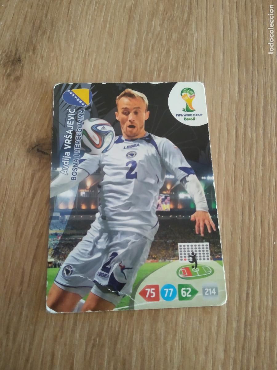 Cromos de Futebol: VRSAJEVIC BOSNIA HERZEGOVINA CROMO FUTBOL PANINI ADRENALYN MUNDIAL 2014 WORLD CUP COPA DEL MUNDO