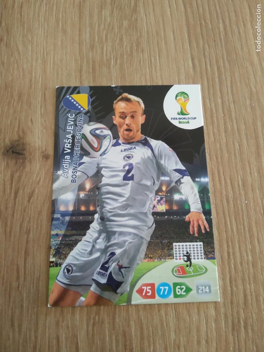 Cromos de Futebol: VRSAJEVIC BOSNIA HERZEGOVINA CROMO FUTBOL PANINI ADRENALYN MUNDIAL 2014 WORLD CUP COPA DEL MUNDO