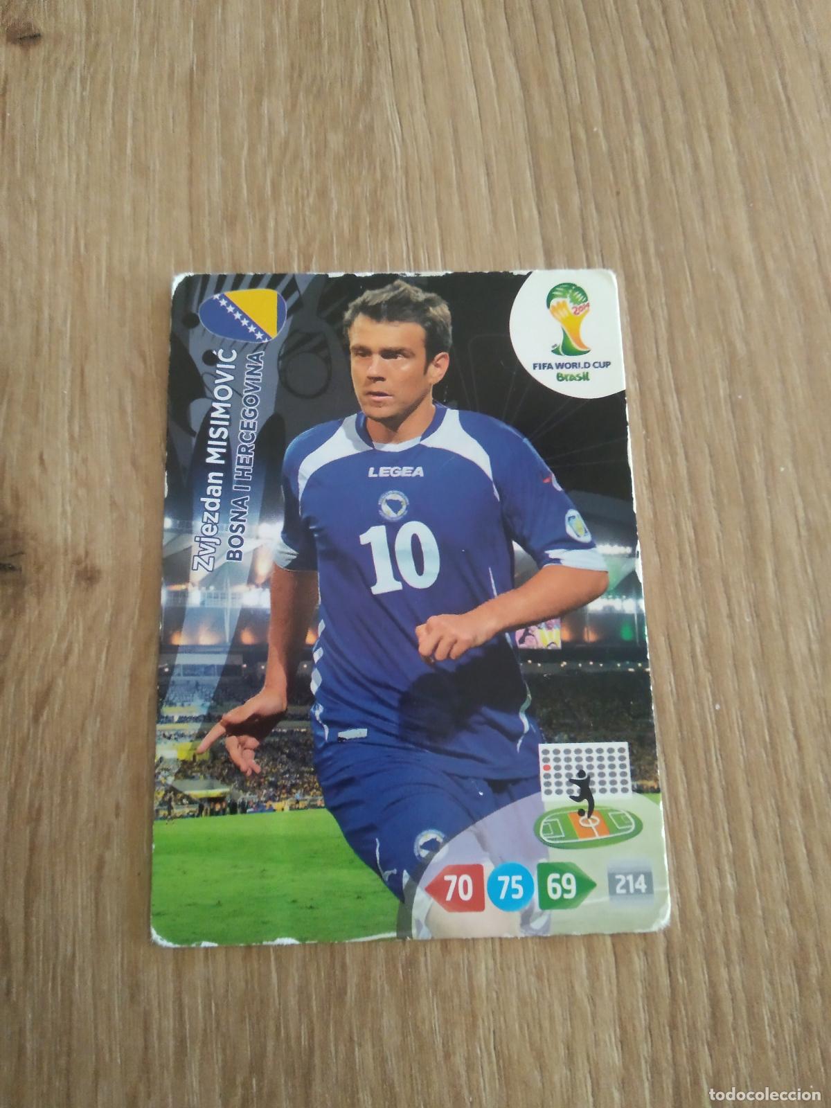 Cromos de Futebol: MISIMOVIC BOSNIA HERZEGOVINA CROMO FUTBOL PANINI ADRENALYN MUNDIAL 2014 WORLD CUP COPA DEL MUNDO