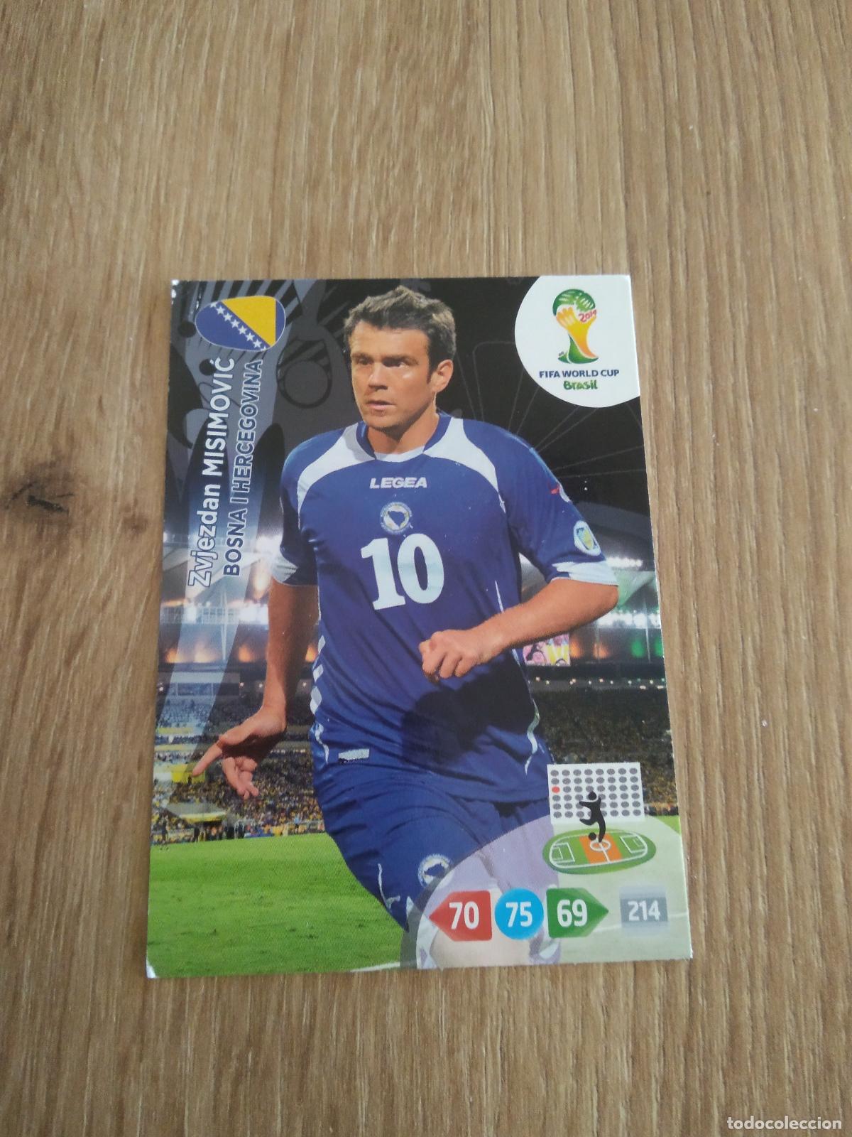 Cromos de Futebol: MISIMOVIC BOSNIA HERZEGOVINA CROMO FUTBOL PANINI ADRENALYN MUNDIAL 2014 WORLD CUP COPA DEL MUNDO