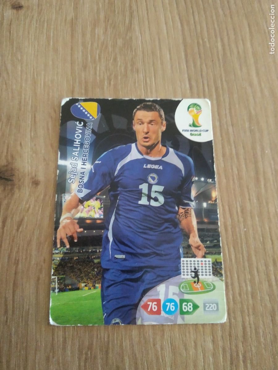 Cromos de F&uacute;tbol: SALIHOVIC BOSNIA HERZEGOVINA CROMO FUTBOL PANINI ADRENALYN MUNDIAL 2014 WORLD CUP COPA DEL MUNDO