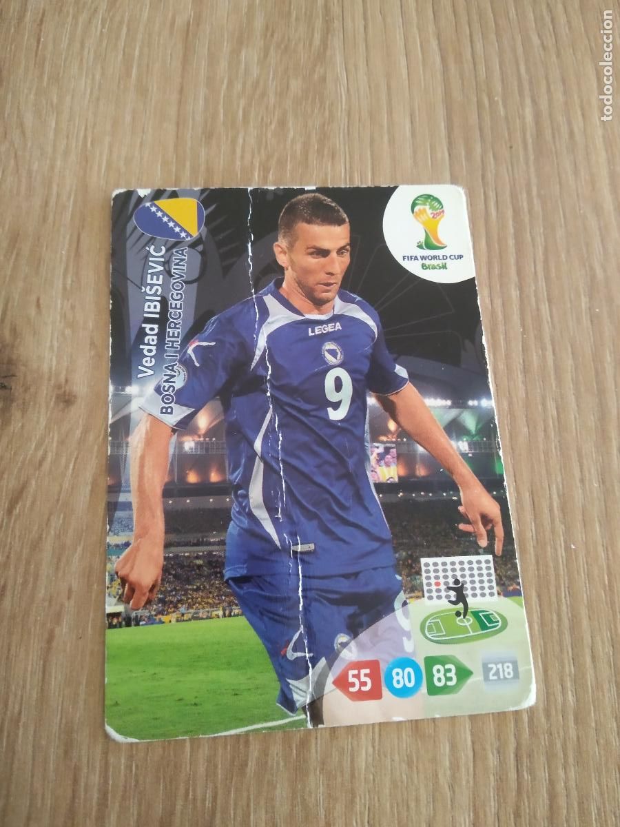 Cromos de F&uacute;tbol: IBISEVIC BOSNIA HERZEGOVINA CROMO FUTBOL PANINI ADRENALYN MUNDIAL 2014 WORLD CUP COPA DEL MUNDO