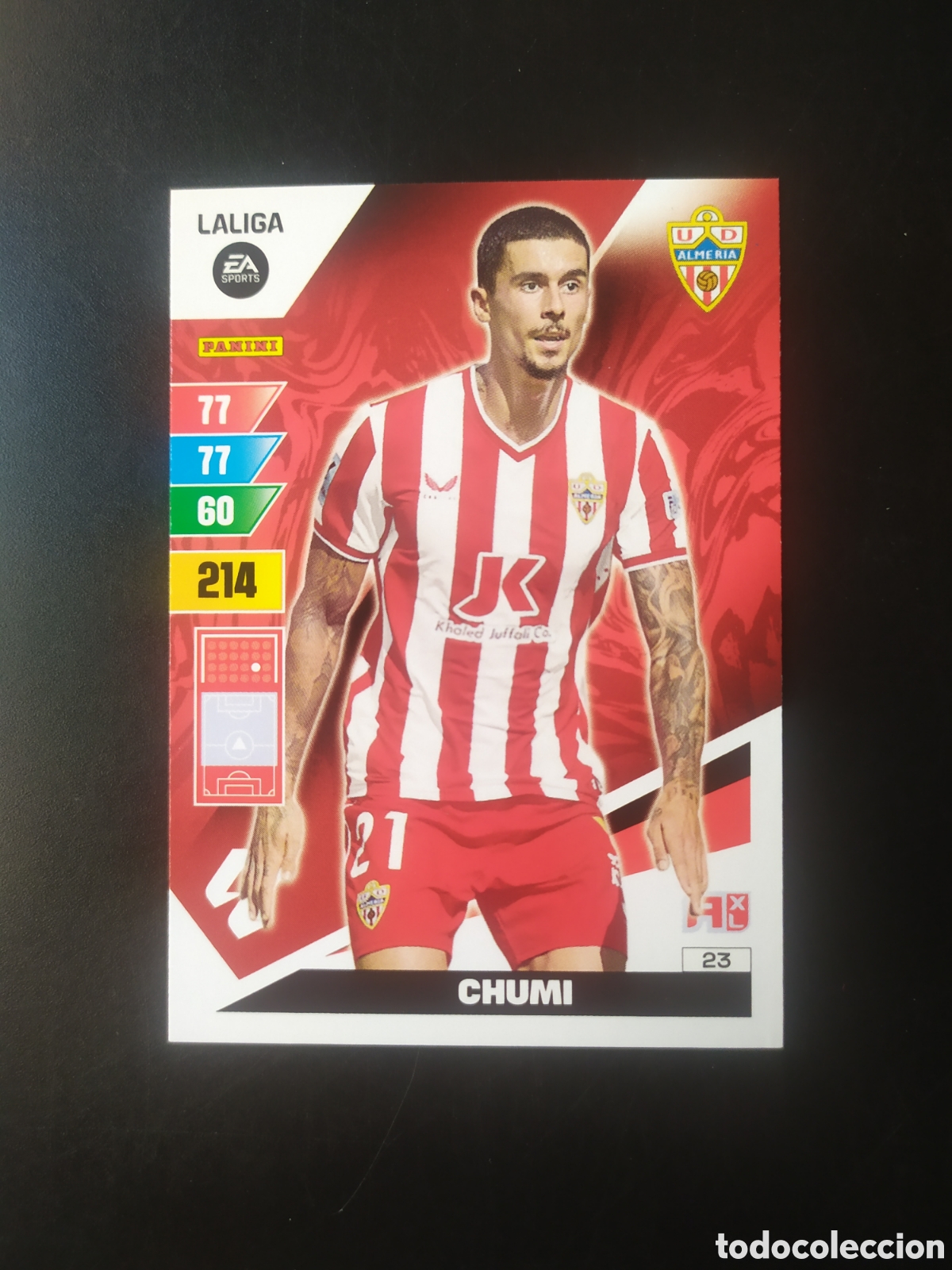 Cromos de F&uacute;tbol: Adrenalyn 2023 2024 23 24 panini Chumi n&deg; 23 Almeria