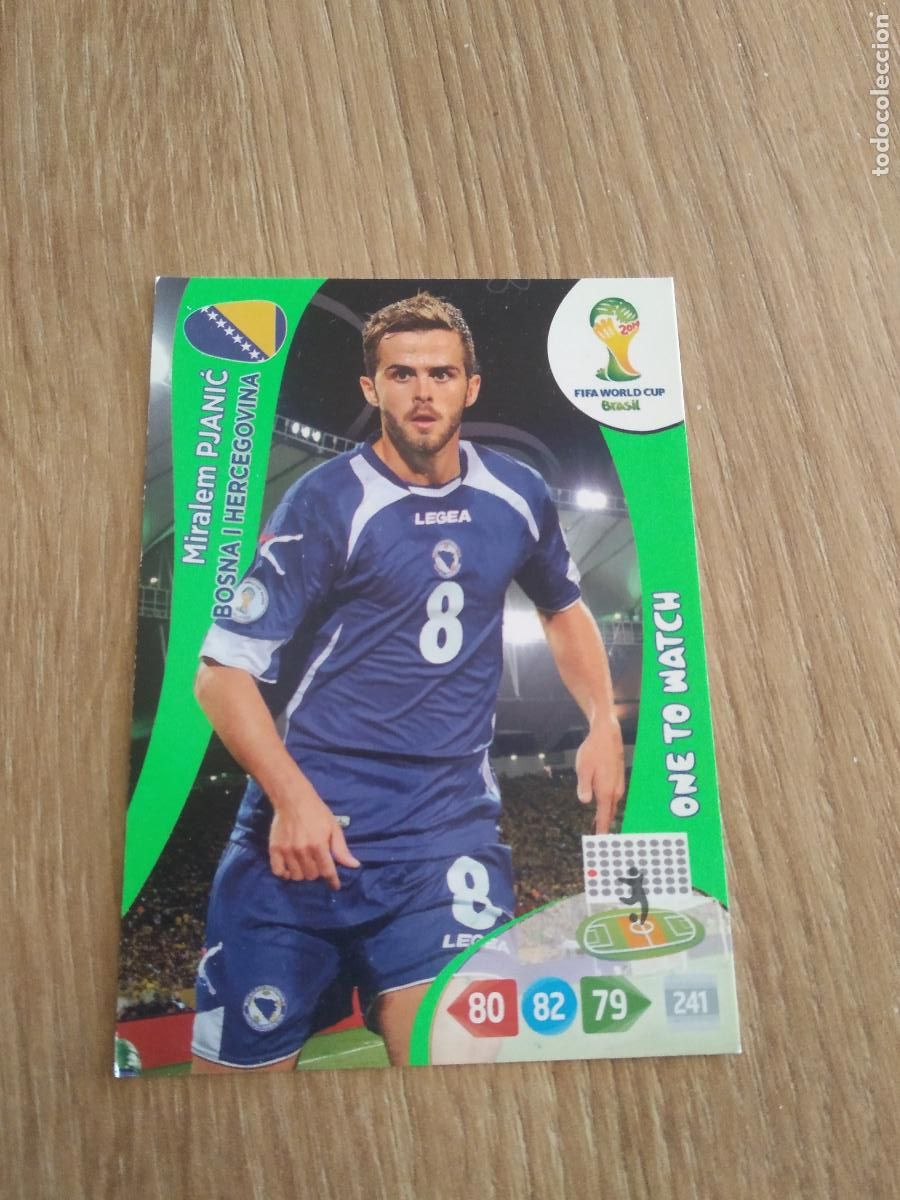 Cromos de F&uacute;tbol: PJANIC BOSNIA HERZEGOVINA CROMO FUTBOL PANINI ADRENALYN MUNDIAL 2014 WORLD CUP COPA DEL MUNDO